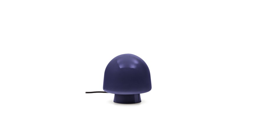 Reig blue glass table lamp