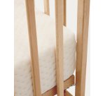 Berceau Shantal en bois de hêtre finition naturelle 60 x 120 cm