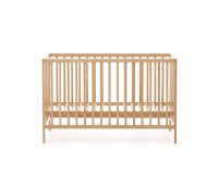 Berceau Shantal en bois de hêtre finition naturelle 60 x 120 cm