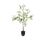 Árbol artificial Enkianthus con maceta negro 214 cm
