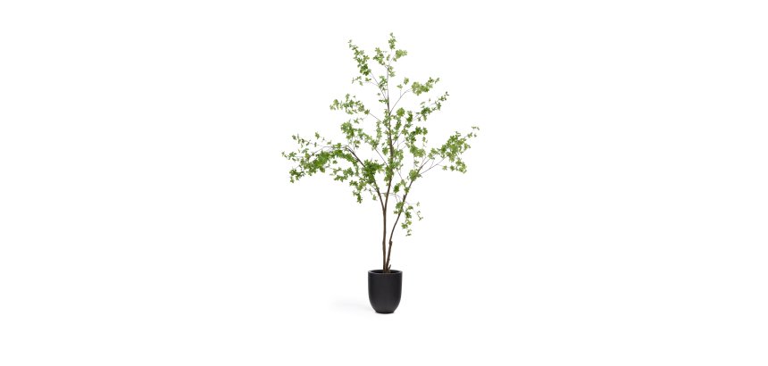 Árbol artificial Enkianthus con maceta negro 214 cm