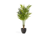 Planta artificial Palmera de bambú con maceta negro 170 cm