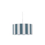 Paralume per lampada da soffitto Ciral a strisce blu e bianche Ø 40 cm