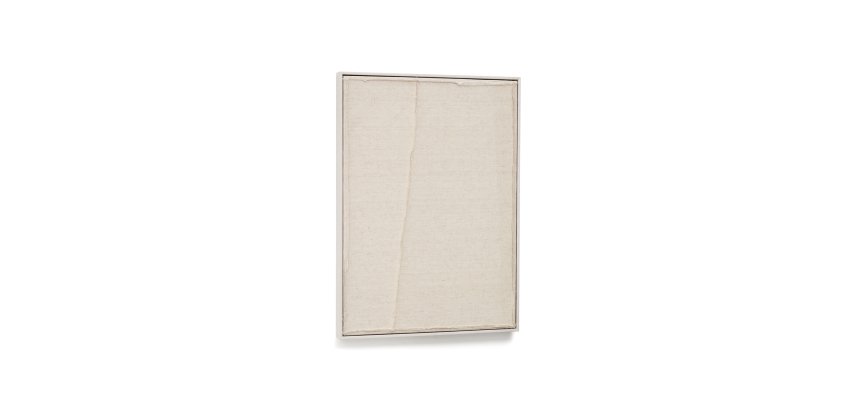 Maha white wall hanging with vertical line 52 x 72 cm