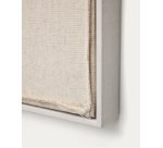 Cadre Maha blanc avec ligne horizontale 82 x 102 cm