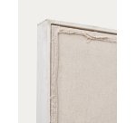 Cadre Maha blanc avec ligne horizontale  110 x 220 cm