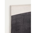 Toile abstraite Tonol marron 180 x 140 cm