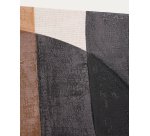 Toile abstraite Tonol marron 180 x 140 cm