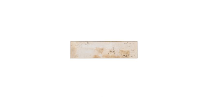 Tableau abstrait Silpa beige foncé 182 x 47 cm