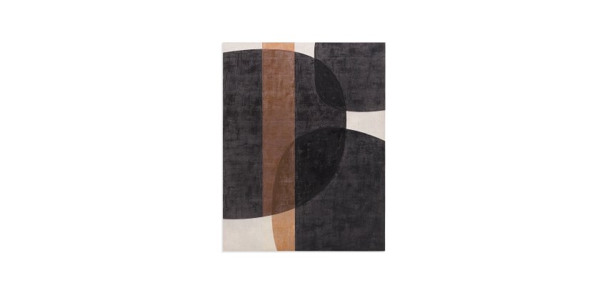 Tonol, brown abstract canvas, 180 x 140 cm
