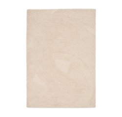 Tappeto Domm di lana beige 200 x 300 cm