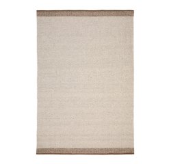 Tappeto Nifelia jacquard in lana beige 200 x 300 cm