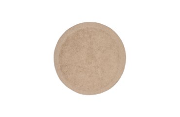 Tapis rond Marely en laine beige Ø 200 cm