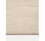 Tapis Domm en laine beige 200 x 300 cm