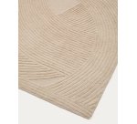 Tapis Domm en laine beige 200 x 300 cm