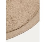 Tapis rond Marely en laine beige Ø 200 cm