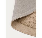 Tapis rond Marely en laine beige Ø 200 cm