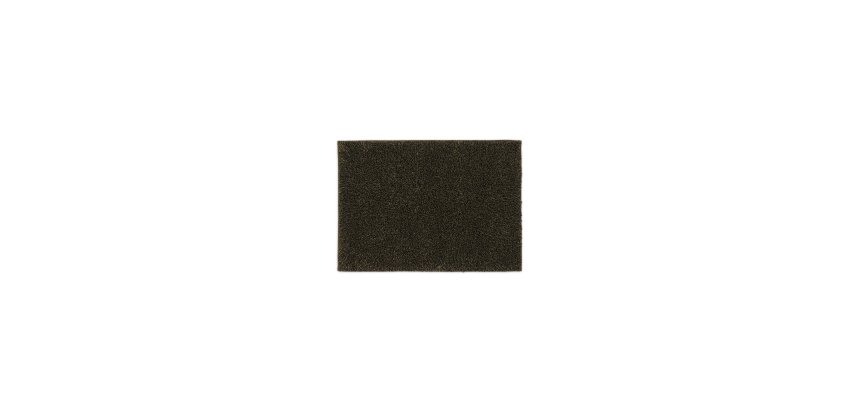 Tapis de salle de bain Coper en coton vert 50 x 70 cm