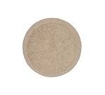 Tapis rond Marely en laine beige Ø 200 cm