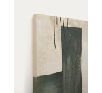 Toile abstraite Fida verte 180 x 140 cm