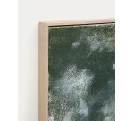 Tableau abstrait Selnar vert 202 x 122 cm