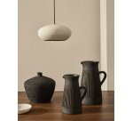 Plafonnier Inda en métal finition blanche Ø 30 cm