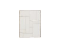 DE_Tableau Klis en lin avec formes géométriques blanc 80 x 100 cm