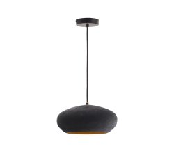 Inda metal ceiling lamp in a black finish, Ø 30 cm