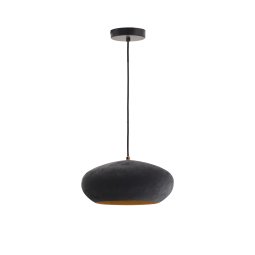 Inda metal ceiling lamp in a black finish, Ø 30 cm