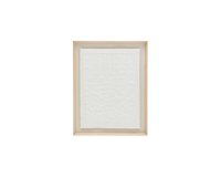 Tableau Annia en papier mâché blanc 90 x 70 cm