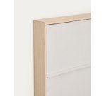 Tableau Klis en lin avec formes géométriques blanc 80 x 100 cm