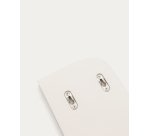 Panneau mural Danei blanc et rouge 65 x 60 cm