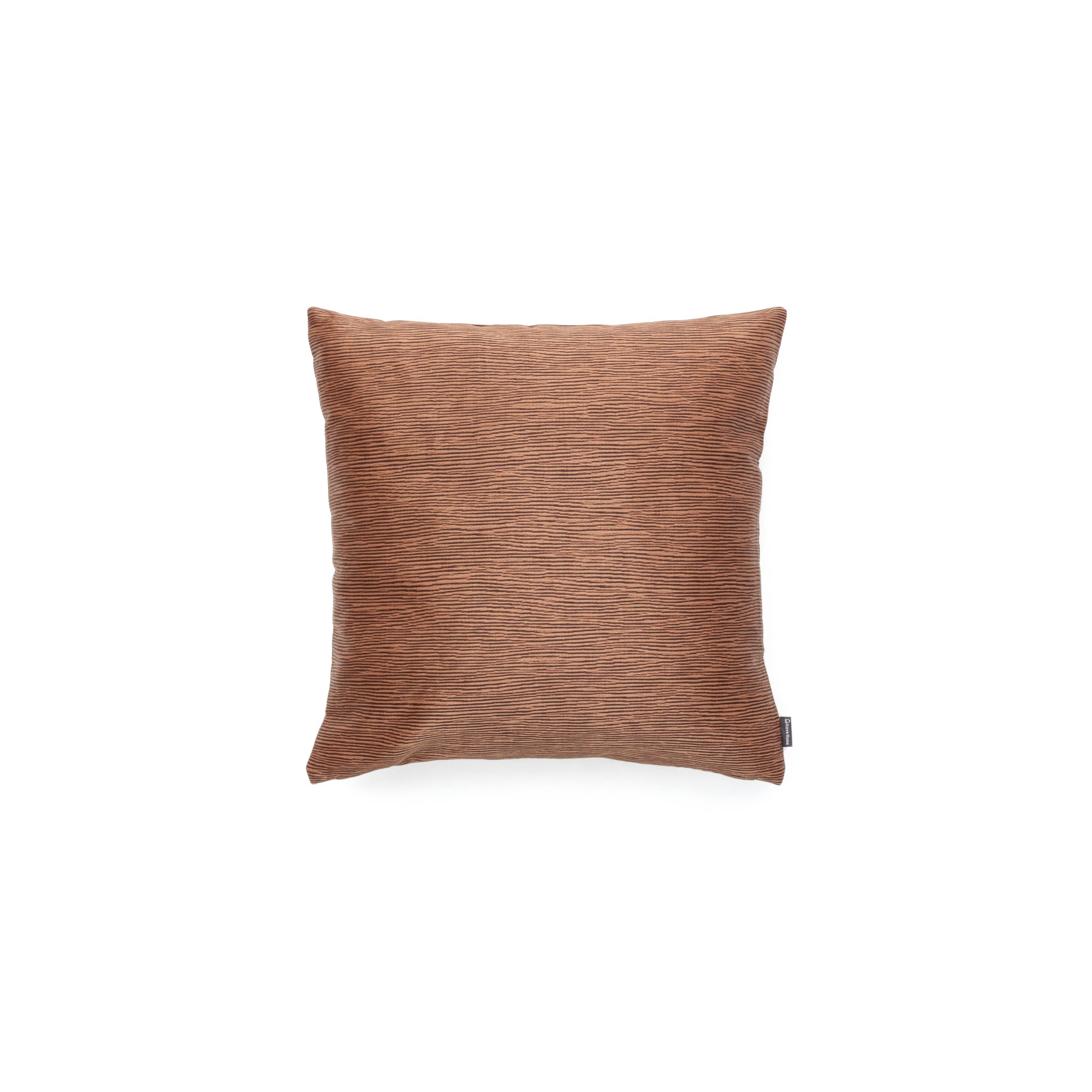 Housse de coussin Mirca structurée marron 45 x 45 cm