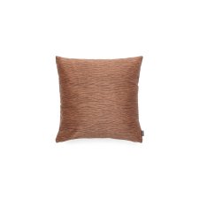 Housse de coussin Mirca structurée marron 45 x 45 cm