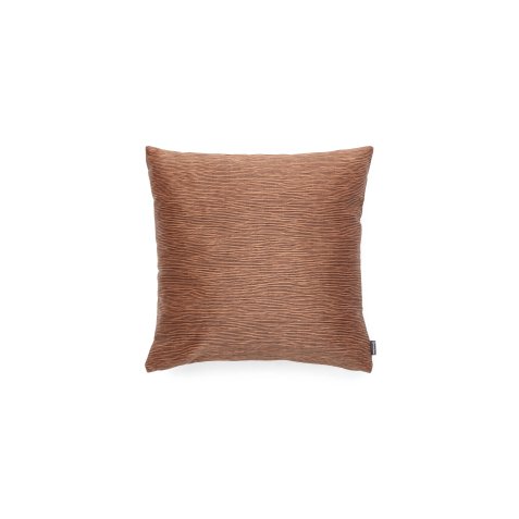 Housse de coussin Mirca structurée marron 45 x 45 cm