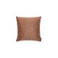 Housse de coussin Mirca structurée marron 45 x 45 cm