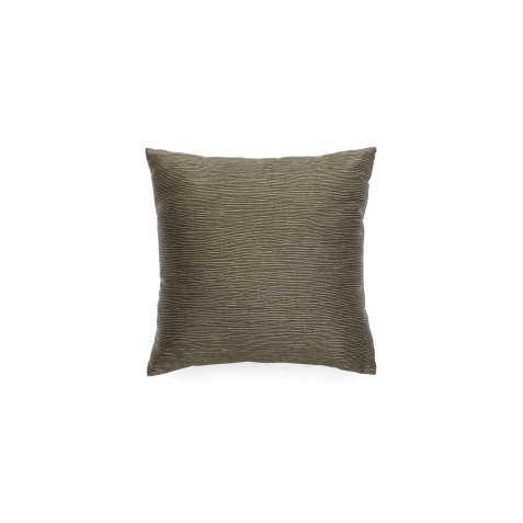 Housse de coussin Mirca structurée vert 45 x 45 cm