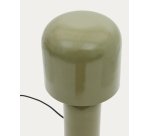 Lampe de table Monze en métal peint vert