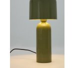 Lampe de table Monze en métal peint vert