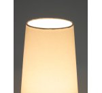 Lampe de table Amire en bois finition foncée