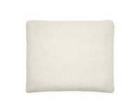 Martina-kussen van gebroken witte schapenvacht 60 x 70 cm