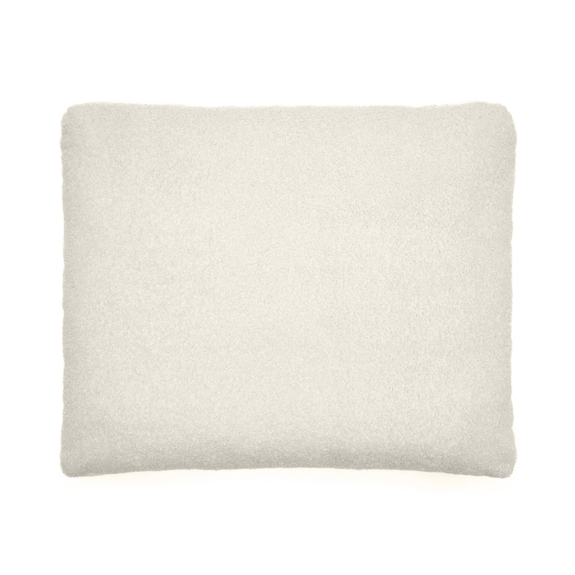 Coussin Martina en bouclette écru 60 x 70 cm