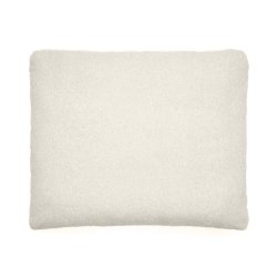 Coussin Martina en bouclette écru 60 x 70 cm