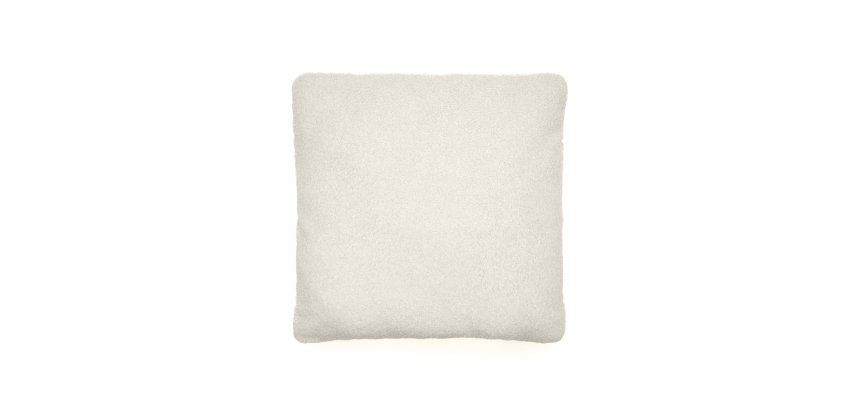 Cojín Martina de borreguito crudo 52 x 52 cm
