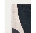 Toile abstraite Nemsa bleue et verte 100 x 80 cm