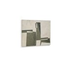 Toile abstraite Fida verte 118 x 94 cm