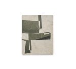 Toile abstraite Fida verte 118 x 94 cm