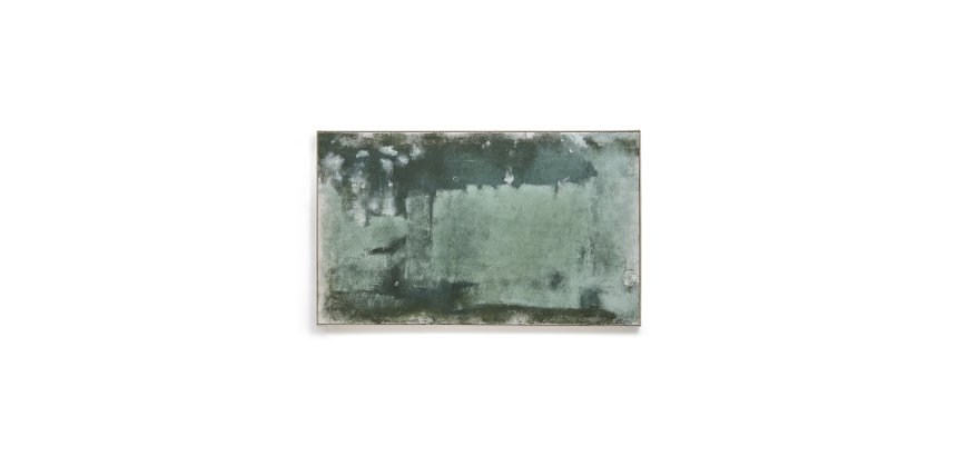 Tableau abstrait Selnar vert 202 x 122 cm