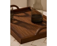 Vassoio Rommu in legno di acacia