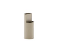 Petit porte-parapluie Atin en métal beige